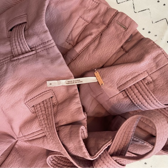 Free People Payton Paperbag Faux Leather Skirt - Picture 6 of 7